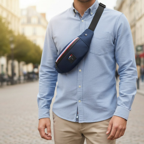 Sac banane bleu marine