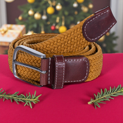 Ceinture extensible moutarde