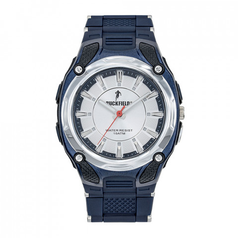 Ruckfield Montre Homme Silicone Bleu