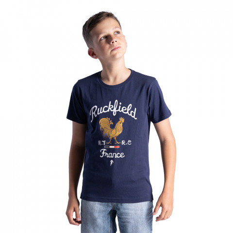 T-shirt à manches courtes Ruckfield enfant bleu marine