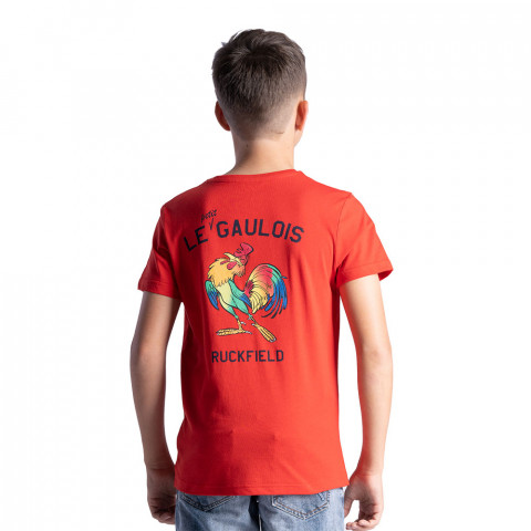 T-shirt garçon rouge "Le Gaulois" Ruckfield x Astérix 