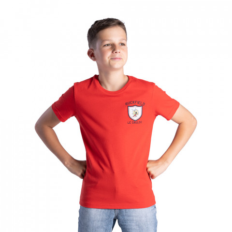 T-shirt garçon rouge "Le Gaulois" Ruckfield x Astérix 