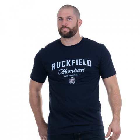 T-shirt Ruckfield Members Club House Rugby bleu marine