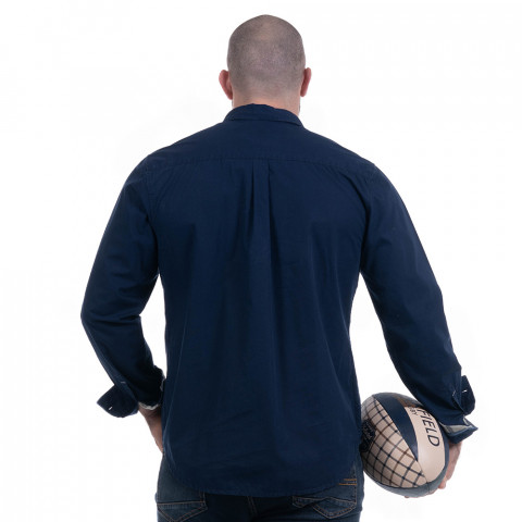 Chemise à manches longues Selected Rugby bleu marine