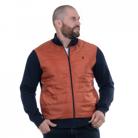 Ruckfield two-ply rust sweatshirt