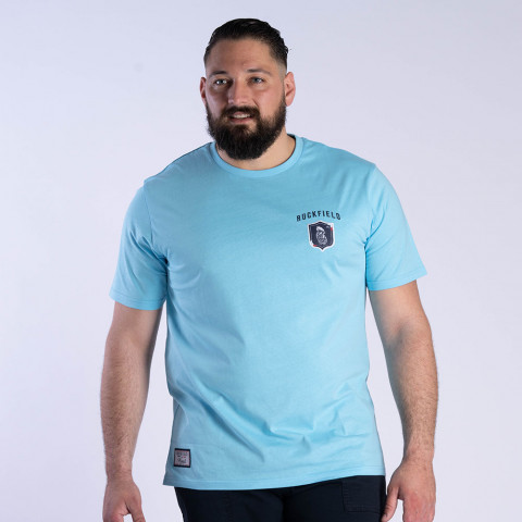 T-shirt Ruckfield French Rugby Club turquoise