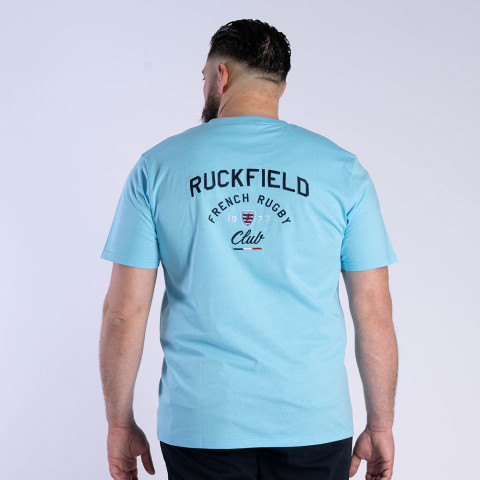 T-shirt Ruckfield French Rugby Club turquoise