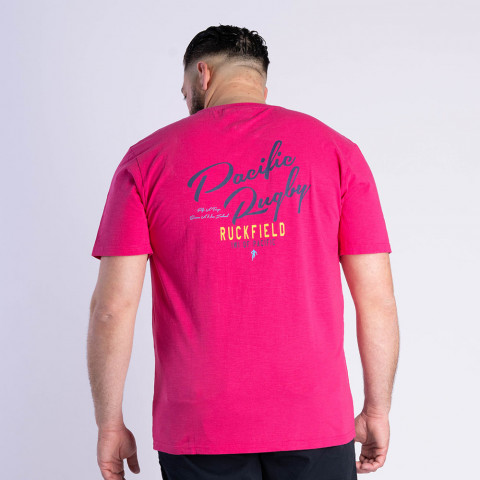 Ruckfield Iwi of Pacific fuschia T-shirt
