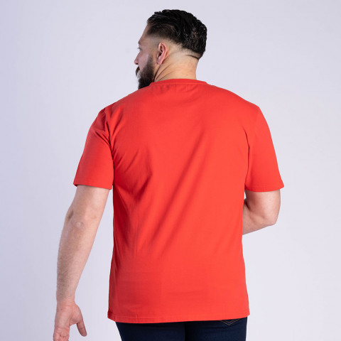 T-shirt Ruckfield rouge "Lard & la manière"
