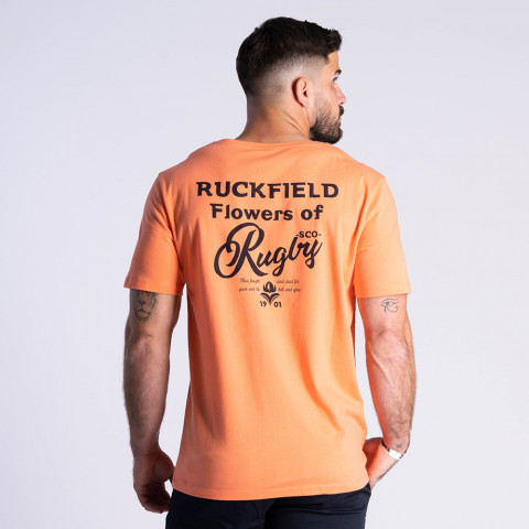 T-shirt corail Flowers of Rugby Ruckfield 