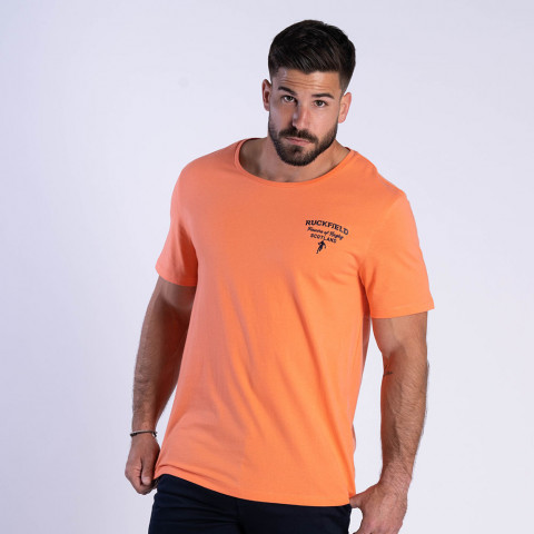 T-shirt corail Flowers of Rugby Ruckfield 