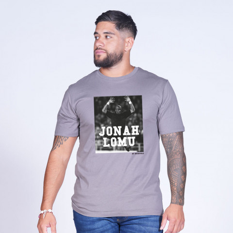 T-shirt Jonah Lomu gris foncé