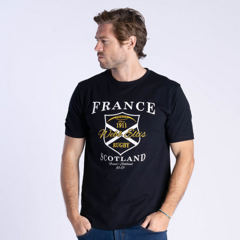T-shirt WEBB ELLIS à manches courtes Rugby Legend bleu marine 