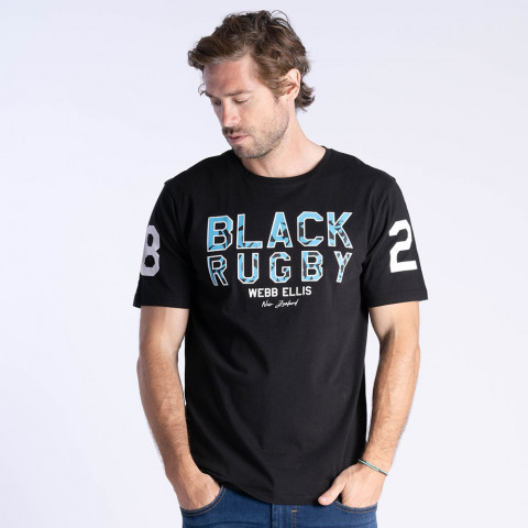 T-shirt Black Rugby WEBB ELLIS Rugby Nations