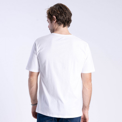 T-shirt WEBB ELLIS PAPA COQ blanc