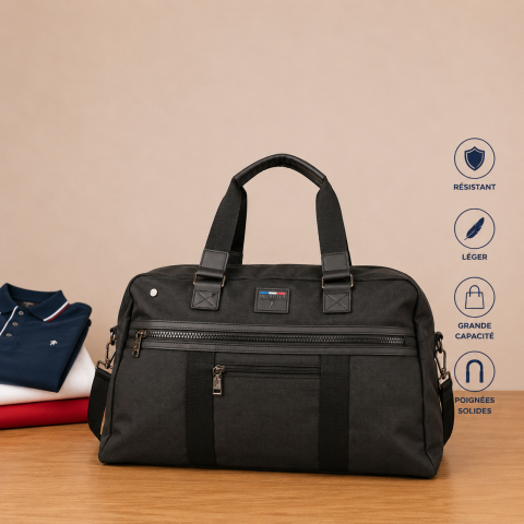 Sac de voyage French Rugby Club noir
