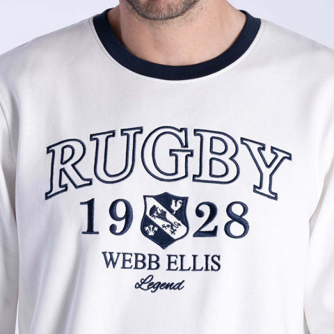 Sweat WEBB ELLIS crème Rugby Legend