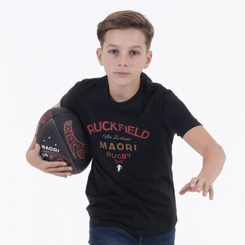 Ruckfield maori boy t-shirt black
