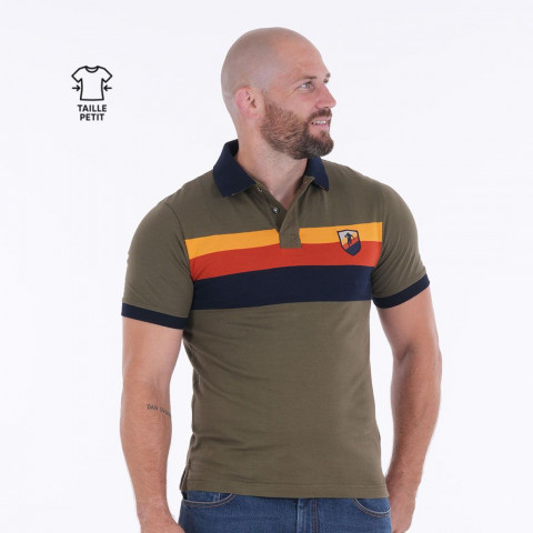 Polo kaki à manches courtes Ruckfield Autumn Rugby Tour