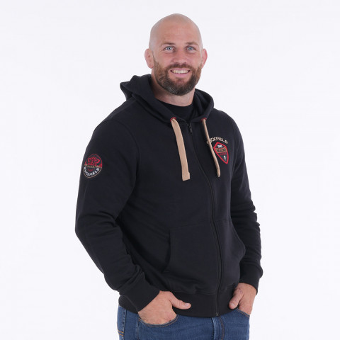 Ruckfield Maori zip-up hoodie