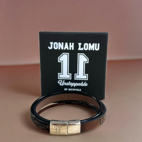 Bracelet cuir 4 rangs Jonah LOMU by Ruckfield