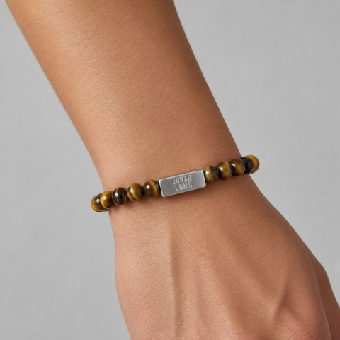 Bracelet perles du tigre Jonah LOMU by Ruckfield