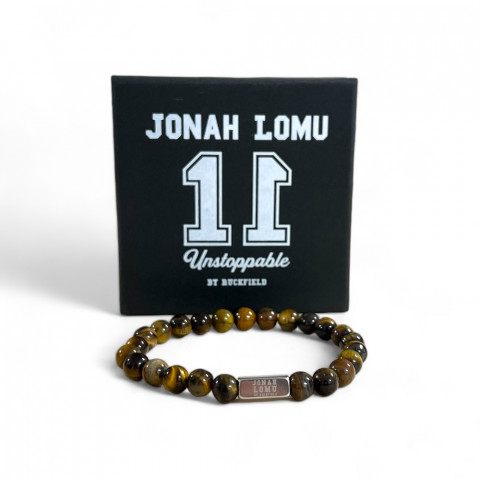Bracelet perles du tigre Jonah LOMU by Ruckfield