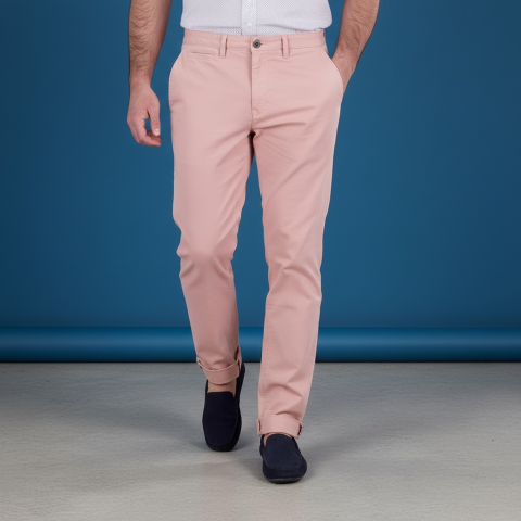 Pantalon chino abricot Ruckfield essentiel