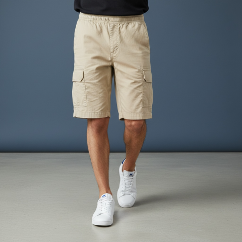 Bermuda cargo Ruckfield essentiel beige