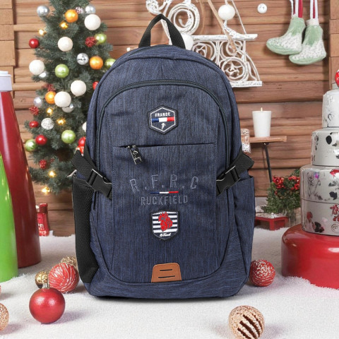 Sac à dos bleu marine Ruckfield French Rugby Club 