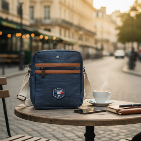 Pochette Ruckfield French Rugby Club bleu marine