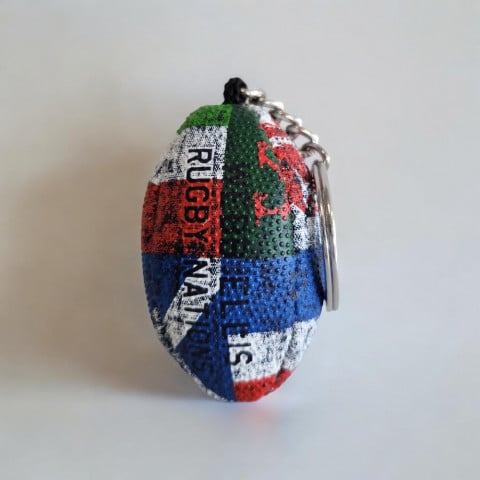 Porte-clé multicolore Webb Ellis Rugby Nations