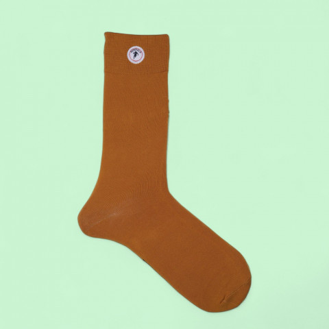 Chaussettes unies Ruckfield moutarde