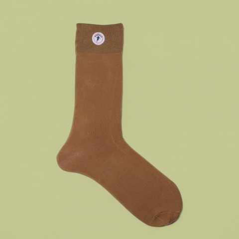 Chaussettes unies Ruckfield beige