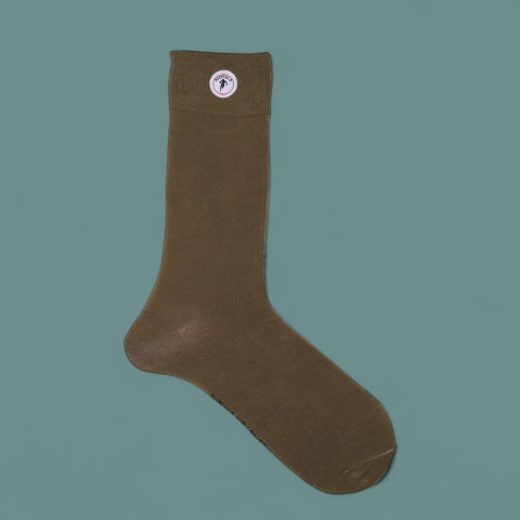 Chaussettes unies Ruckfield vert amande