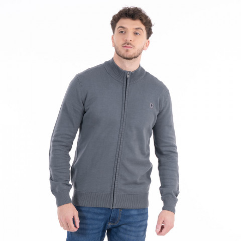 Gilet zippé Ruckfield essentiel gris foncé