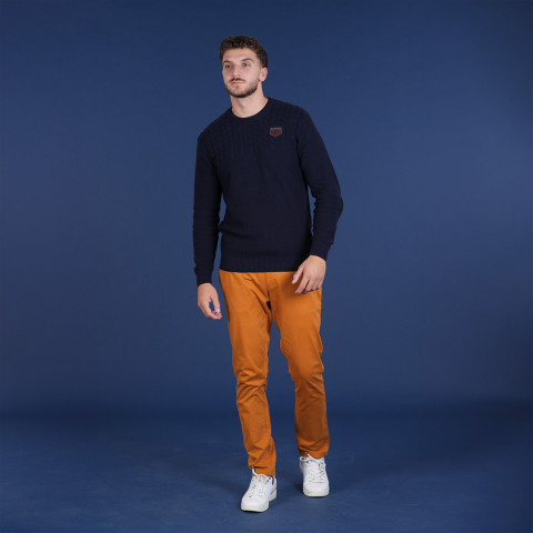 Pantalon chino moutarde Ruckfield essentiel