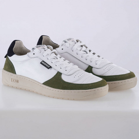 BASKETS Ruckfield blanc & kaki