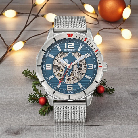 Montre Ruckfield bracelet acier argenté