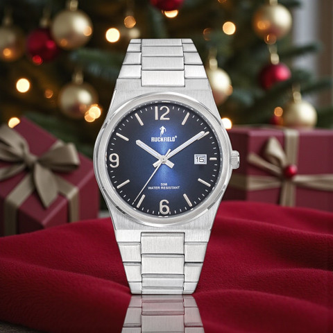 Montre pour homme Ruckfield en acier argenté