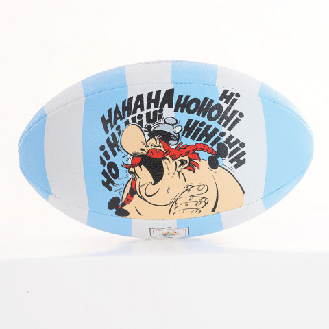 Ballon de rugby Ruckfield x Astérix bleu & blanc