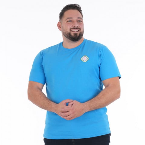 T-shirt bleu turquoise à manches courtes Ruckfield x 2CV 