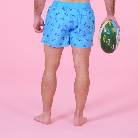 Maillot de bain bleu turquoise Ruckfield x 2CV