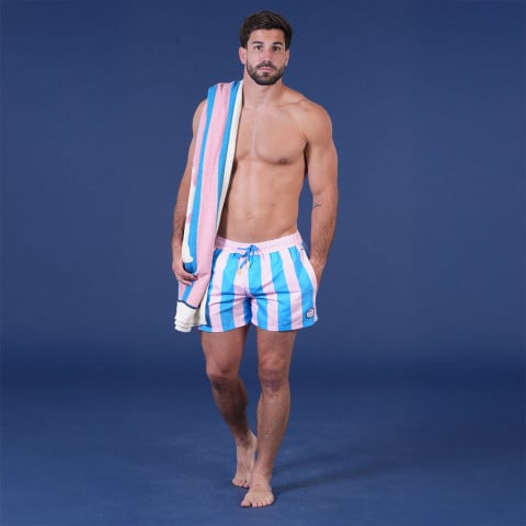 Maillot de bain rose Ruckfield x 2CV