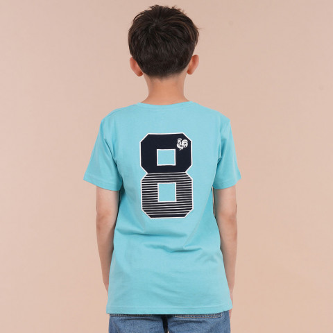 T-shirt bleu turquoise Ruckfield Enfant