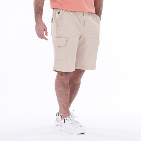 Bermuda cargo Ruckfield essentiel beige GOTS