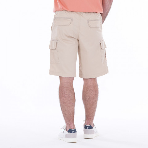 Bermuda cargo Ruckfield essentiel beige GOTS