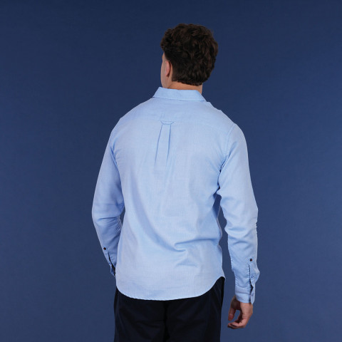 Chemise à manches longues Ruckfield French Rugby Club bleu clair 