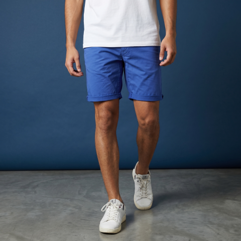 Bermuda chino bleu roi Ruckfield Essentiel