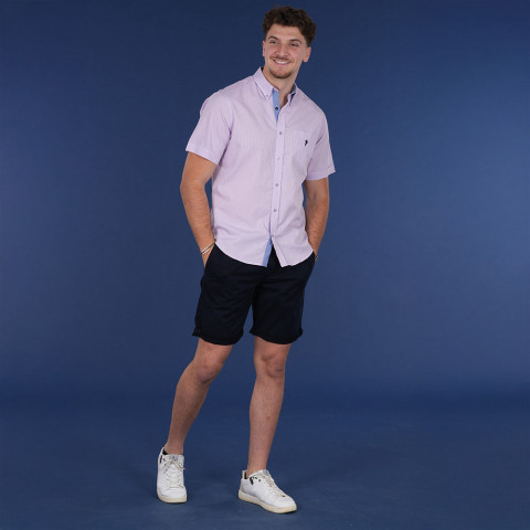 Bermuda chino bleu marine Ruckfield Essentiel